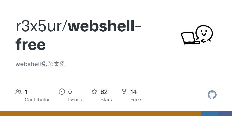 GitHub - r3x5ur/webshell-free: webshell免杀案例