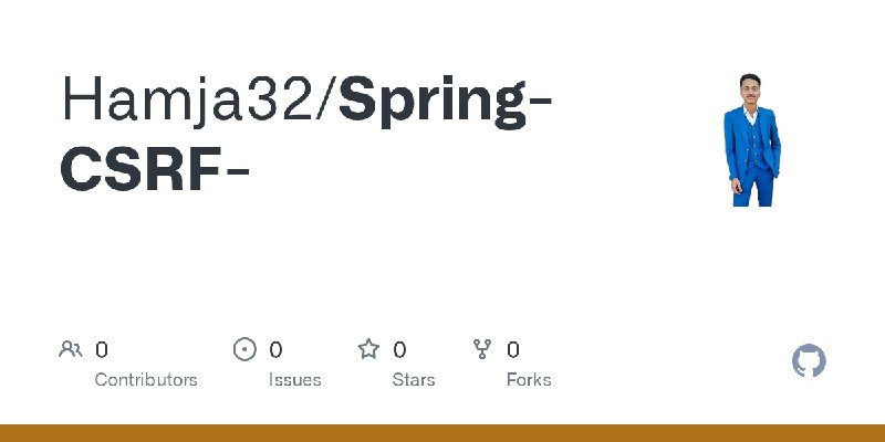 GitHub - Hamja32/Spring-CSRF-