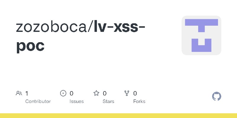 GitHub - zozoboca/lv-xss-poc