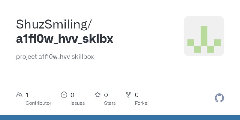 GitHub - ShuzSmiling/a1fl0w_hvv_sklbx: project a1fl0w_hvv skillbox