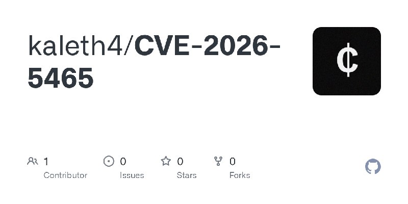 GitHub - kaleth4/CVE-2026-5465