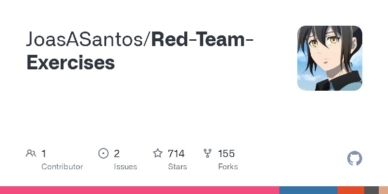 GitHub - JoasASantos/Red-Team-Exercises