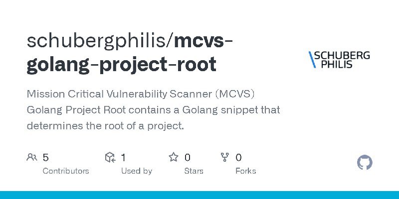 GitHub - schubergphilis/mcvs-golang-project-root: Mission Critical Vulnerability Scanner (MCVS) Golang Project Root contains a…