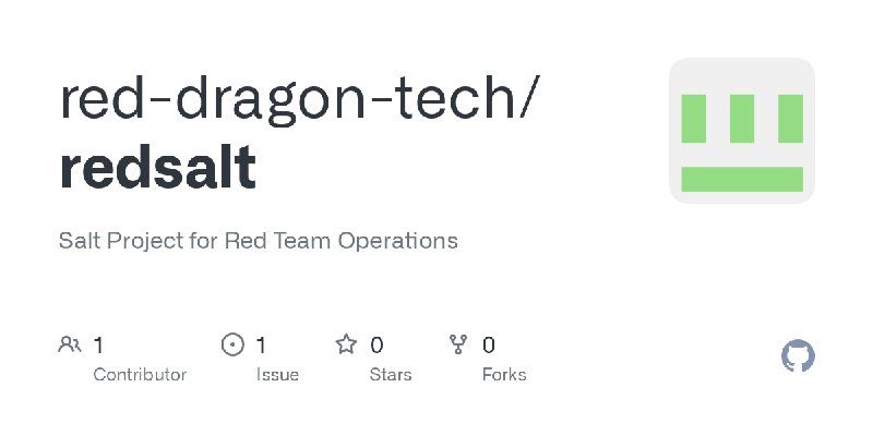 GitHub - red-dragon-tech/redsalt: Salt Project for Red Team Operations