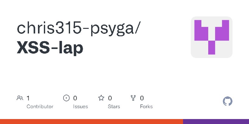 GitHub - chris315-psyga/XSS-lap