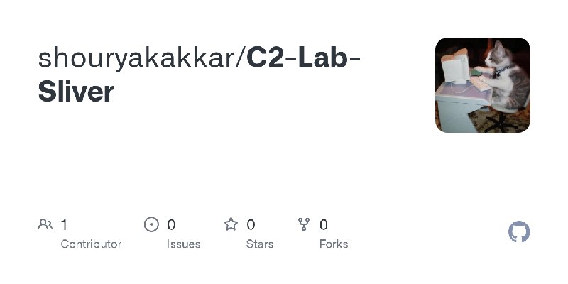 GitHub - shouryakakkar/C2-Lab-Sliver