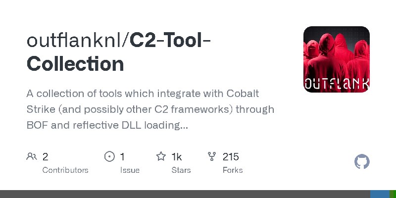 GitHub - outflanknl/C2-Tool-Collection: A collection of tools which integrate with Cobalt Strike (and possibly other C2 frameworks)…