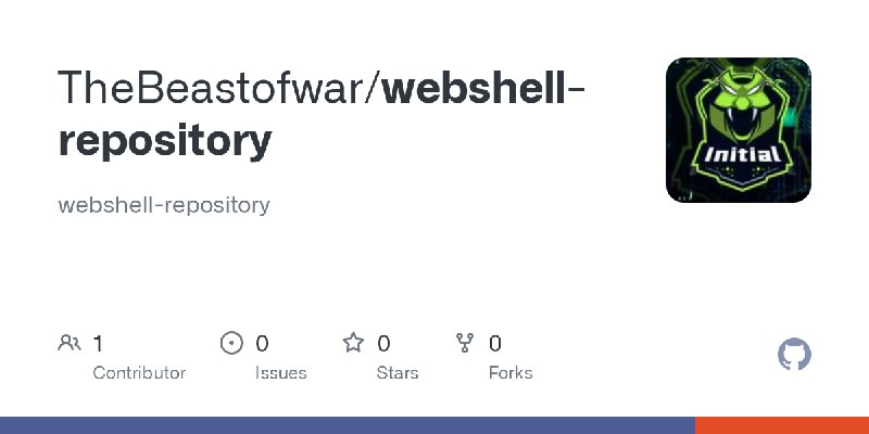 GitHub - TheBeastofwar/webshell-repository: webshell-repository