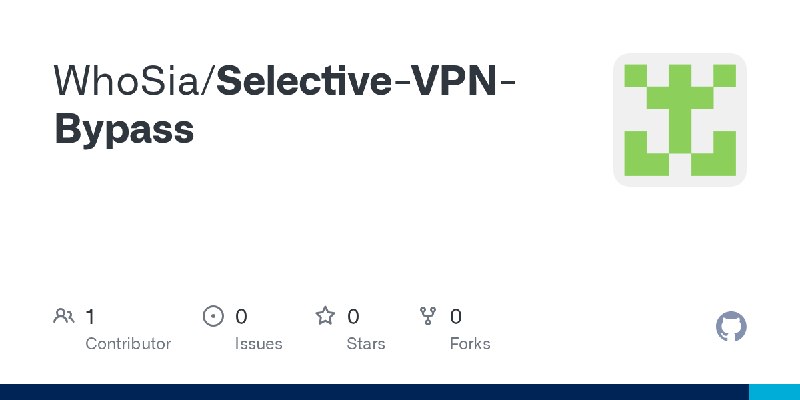 GitHub - WhoSia/Selective-VPN-Bypass