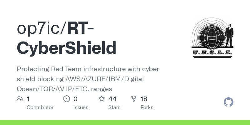GitHub - op7ic/RT-CyberShield: Protecting Red Team infrastructure with cyber shield blocking AWS/AZURE/IBM/Digital Ocean/TOR/AV…