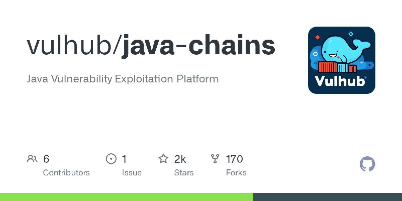 GitHub - vulhub/java-chains: Java Vulnerability Exploitation Platform