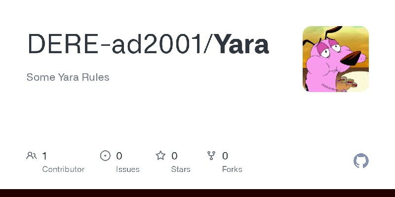 GitHub - DERE-ad2001/Yara: Some Yara Rules